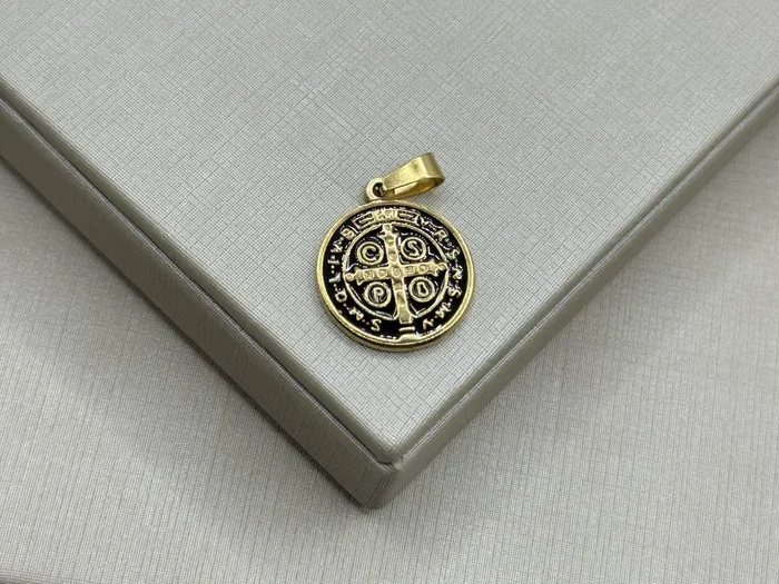 PINGENTE SÃO BENTO AÇO INOX