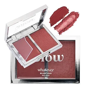 Blush Duo Cremoso e Pó Whatever Blow Ruby Rose HBM05 Cor 6 Daily Vlog Atacado para Revenda