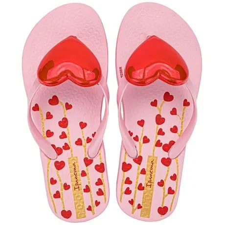 Chinelo Infantil Feminino Belle Amour Ipanema 27473 Rosa Atacado