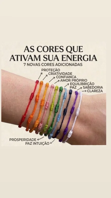 Pulseira 7 nós