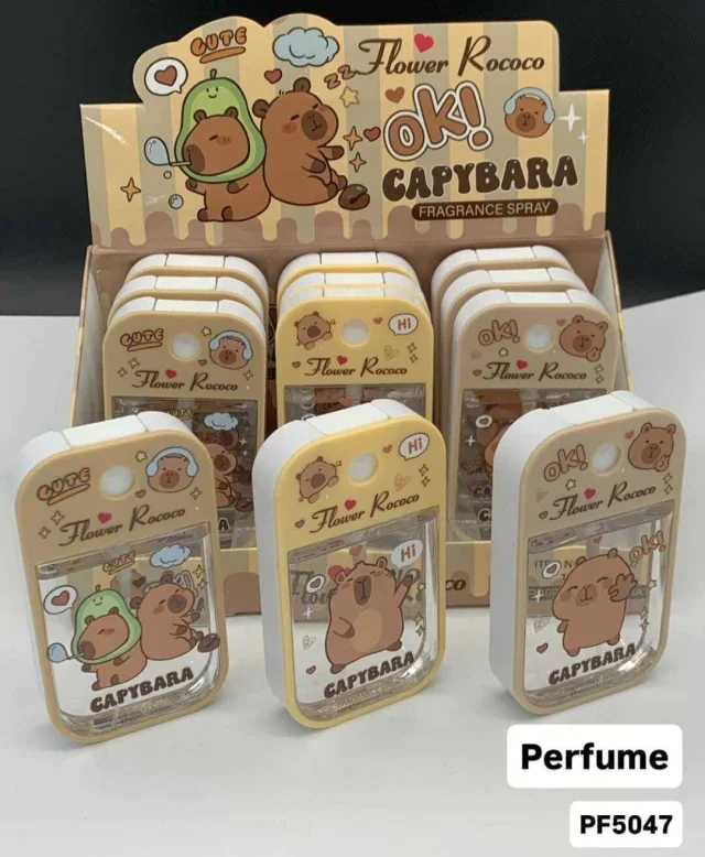 Kit C/12 Perfumes Infantil da Capivara Atacado