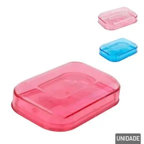 Saboneteira de Plástico Cristal Color Atacado