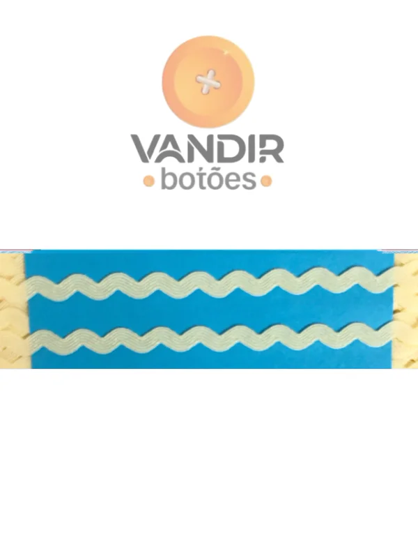 Sianinha de Poliester 6mm - Bege Atacado