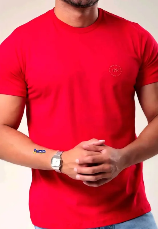 Camisa básica Algodão Masculina Atacado