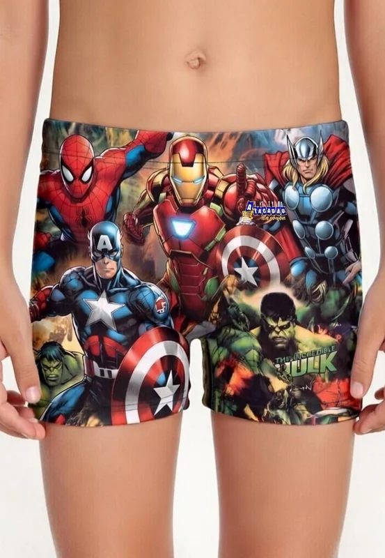 Sunga Infantil Microfibra Personagem Atacado