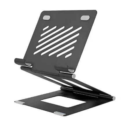 Suporte para Tablets e Notebooks de Ferro 2 em 1 Dobrável - A37 Atacado