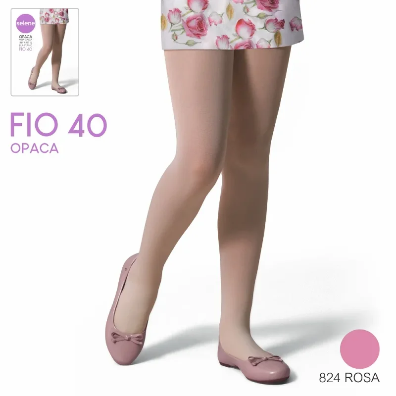 Meia Calça Selene Infantil Opaca Fio 40 9570.001 Atacado