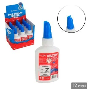 Cola Branca Escolar Líquida 40g Atacado
