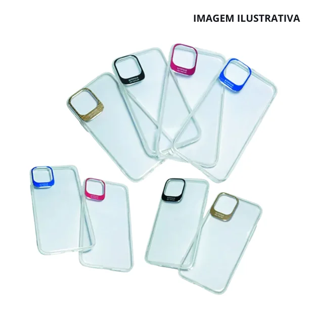 CAPA TRANSPARENTE COM BORDA REFORÇADA Atacado