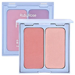 Duo de Blushes Mood Ruby Rose HB870 Cor 04 - VCTO: 09/2026 Atacado para Revenda