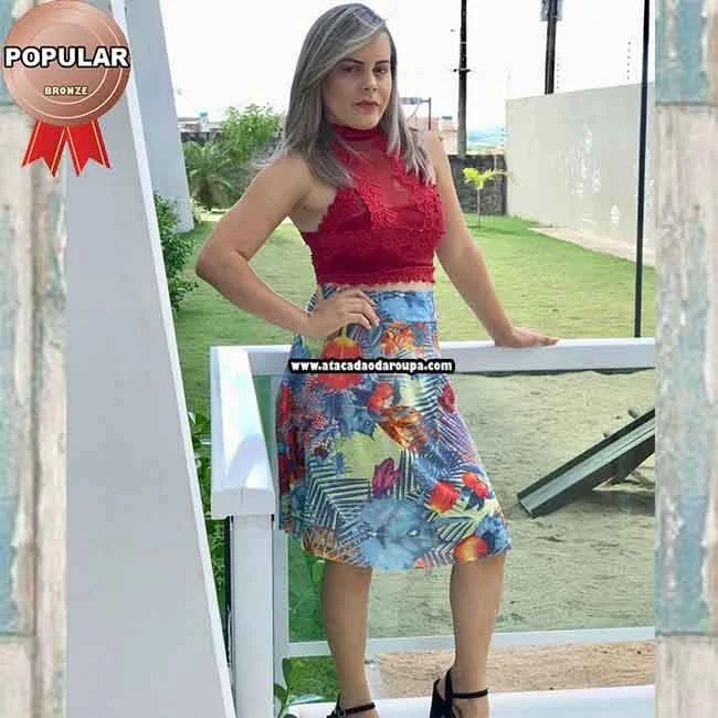 Saia Curta em Liganete M Atacado