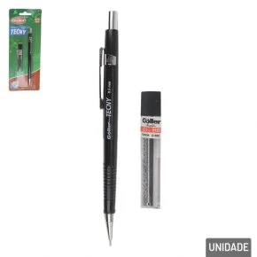 Lapiseira 0.5mm Tecny com Tubo de Grafite Atacado