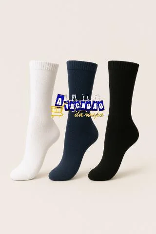 Meia Algodão Unissex Adulto Atacado