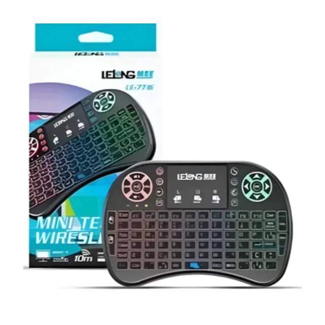 MINI TECLADO WIRESLESS LE-7716 LELONG MAX Atacado