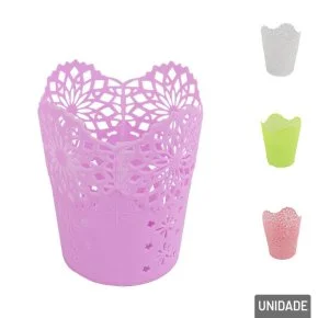 Organizador Multiuso Plástico 12x10cm Vazado Color Atacado