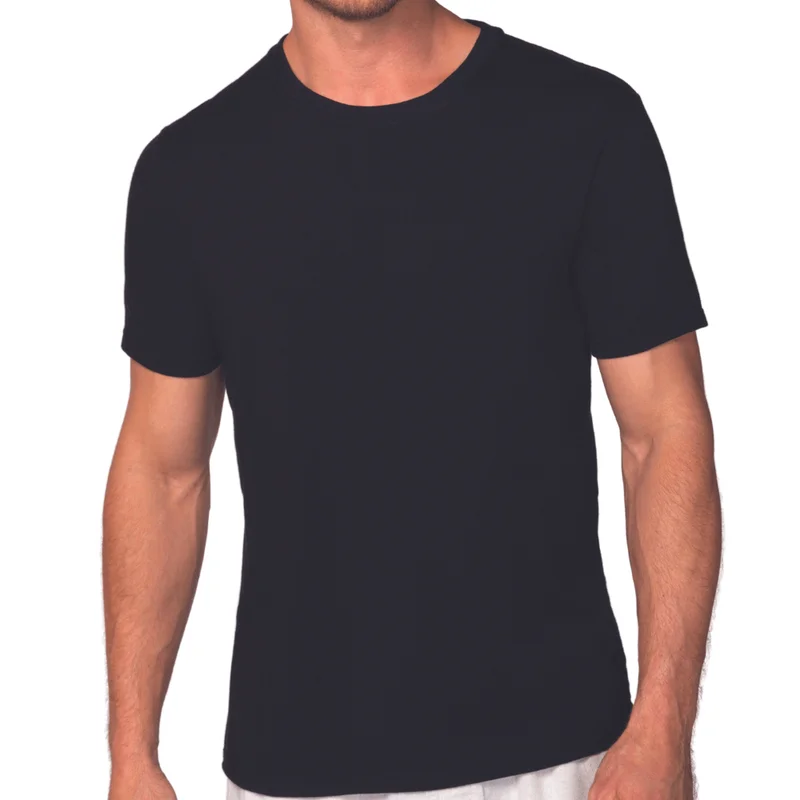 Camiseta Lupo T-Shirt Algodão Com Elastano Gola Careca 75041-001 Atacado