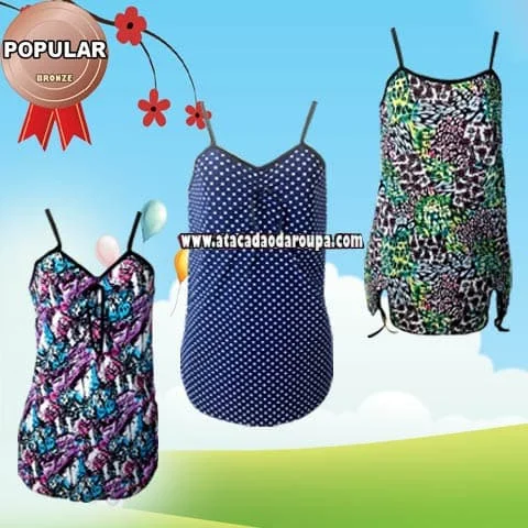 Camisola Liganete Estampada Atacado