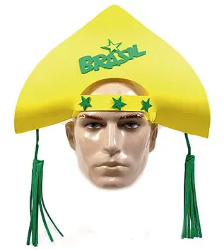 815024 CHAPEU LAMPIAO EVA VERDE/AMARELO Atacado