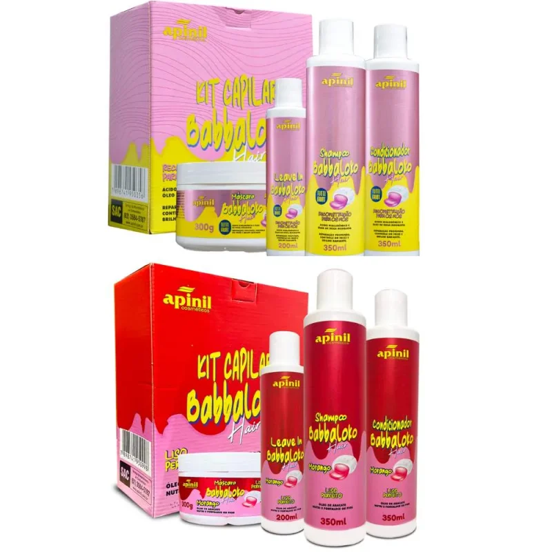 Kit Capilar Babbaloko Hair Apinil Atacado para Revenda