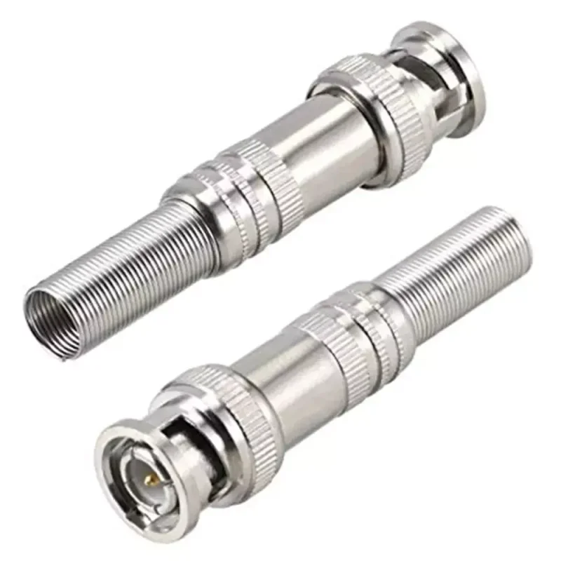 CONECTOR BNC MACHO COM MOLA Atacado para Revenda