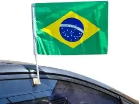 CP401 BANDEIRA TECIDO P/CARRO 30X45 S/HASTE C/50 Atacado