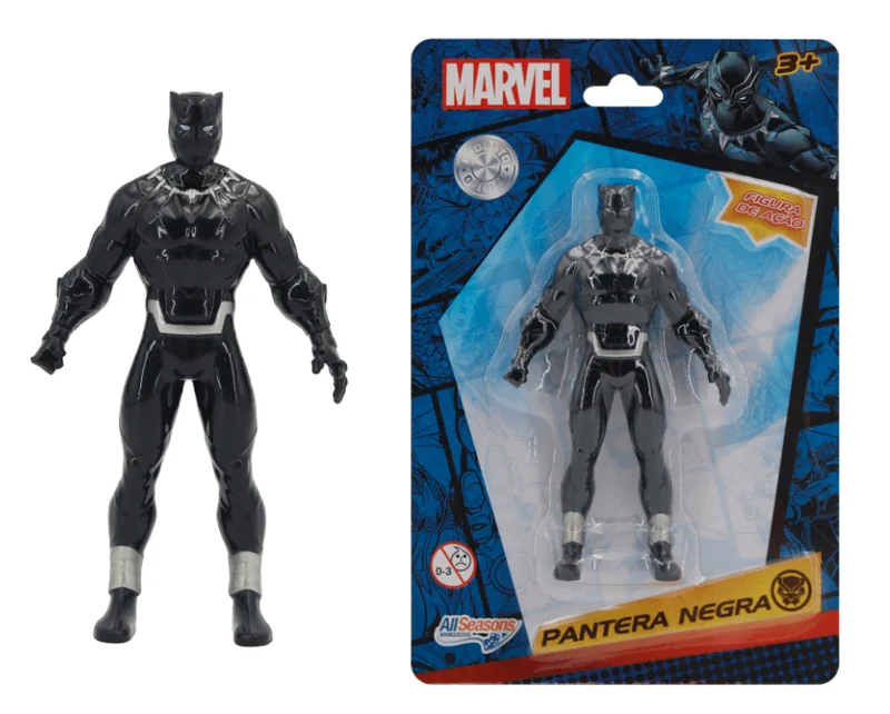 892113 BONECO MARVEL PANTERA NEGRA ALL SEASONS 9.5CM BLISTER Atacado