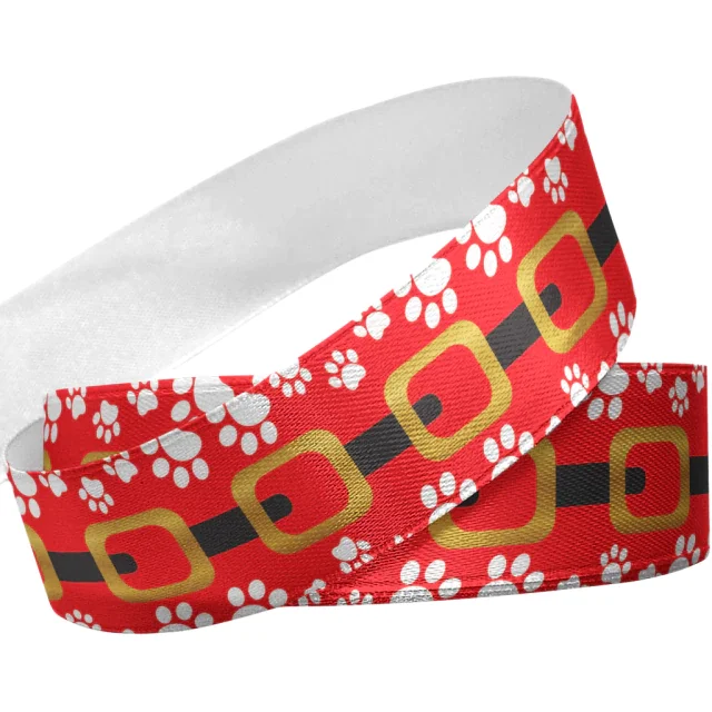 Fita de Gorgurão Natal DC_359 - 38mm x 10m - Bela Fita Atacado