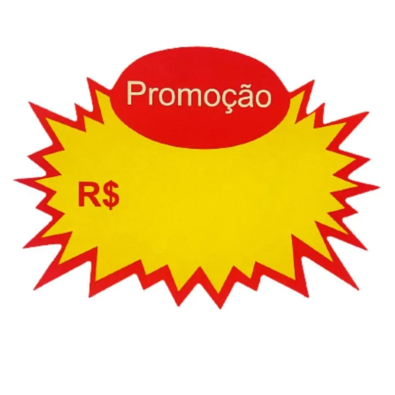 Splash de Preços Promoção P - 10 e 100 unidades Atacado para Revenda