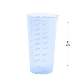 Copo Medidor de Plástico 570ml Azul Atacado