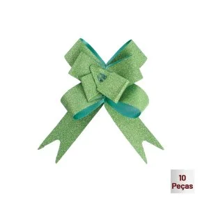 Laço para Presente 10 Pç 1,8x34cm Glitter Color Atacado