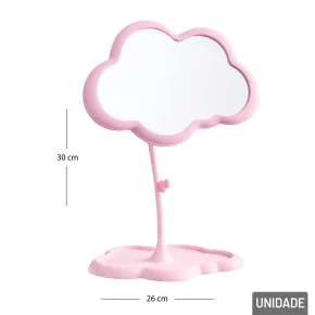 Espelho de Mesa 30x23cm com Nuvem Atacado