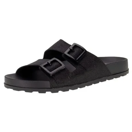 Sandália Feminina Conforto Preto Moleca - 5436401 Atacado