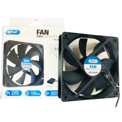Cooler Fan Para Gabinete 120mm X 120mm Knup - KP-VR309 Atacado