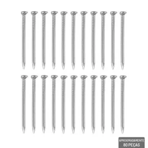 Prego de Aço 1,5x23mm 30 Gramas Atacado