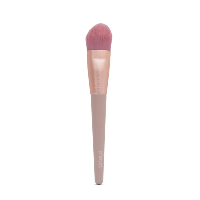 Pincel Para Maquiagem Rose Powder - Mod.AL17 Alleva