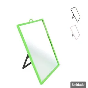 Espelho de Mesa 17x12cm Retangular Color Atacado