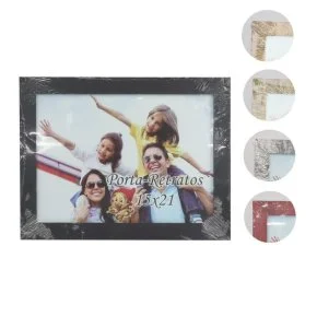 Porta Retrato 15x21 Madeira Color Atacado