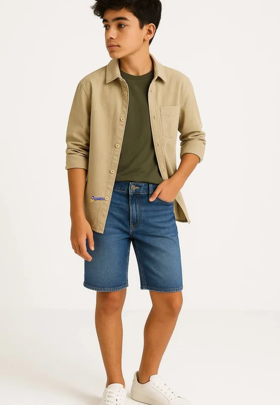 Bermuda Jeans Juvenil Atacado