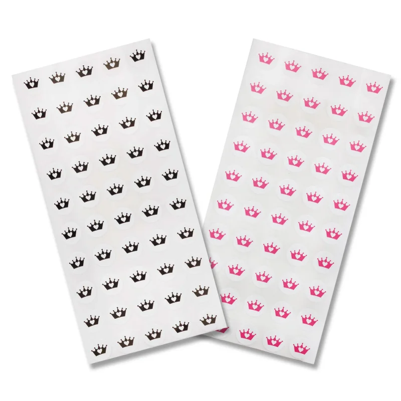 Adesivo Marcador Coroa Coração - Pacote com 100 Unidades Atacado para Revenda