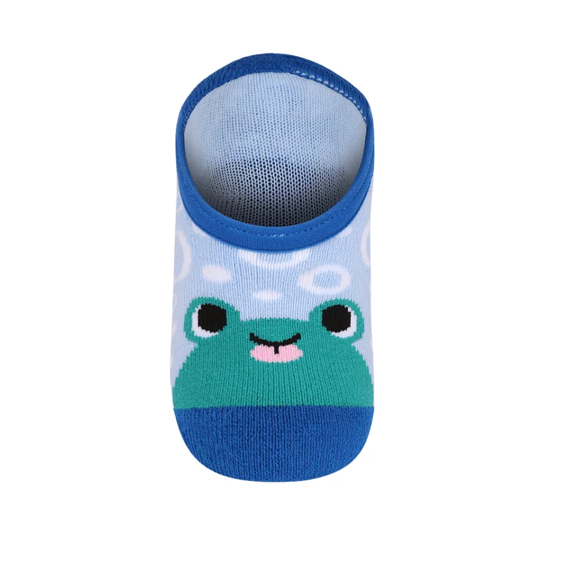 Meia Infantil Sapatilha Antiderrapante Animals Lupo 2028-053 Atacado