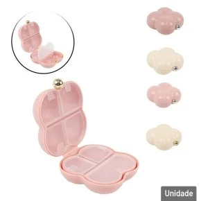 Porta Comprimido 7 Divisórias Estojo Color Atacado