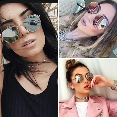 Kit C/12 Óculos Femininos Espelhados Atacado