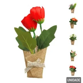 Imã Decorativo Geladeira 16,5cm com Tulipas Color Atacado