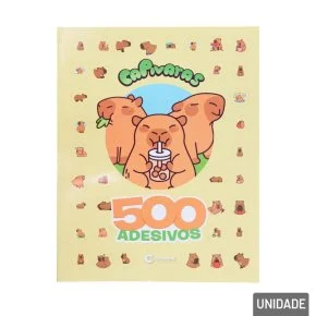 Livro de Atividades 500 Adesivos Capivaras 22 Pág. Atacado