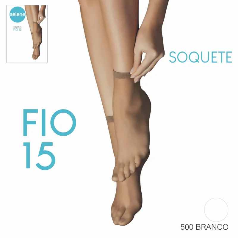 Meia Selene 9870.001 Soquete Fio 15 Atacado
