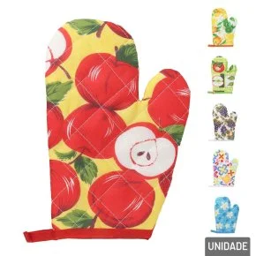 Luva Térmica de Poliéster 24cm para Forno Sortidos Atacado