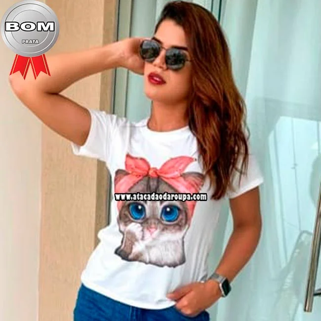 Blusas Modinha Sublimada Atacado