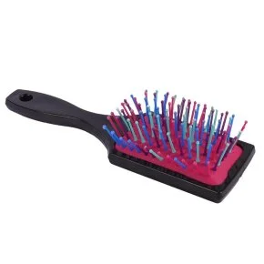 Escova Mini Raquete de Cabelo Color Atacado