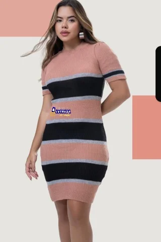 Vestidos Feminino Em Trico Atacado