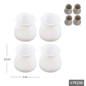 Protetor para Pés de Móveis 4 Pçs 35mm Atacado